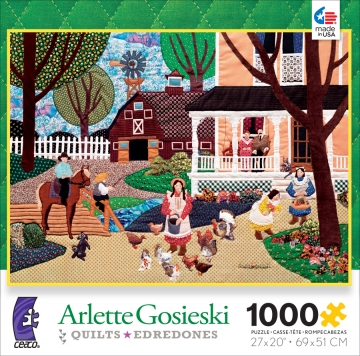 PUZZLE Arlette Gosieski zielone